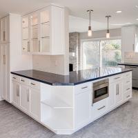 Kitchen island and counter