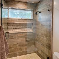 Bathroom with walk in shower