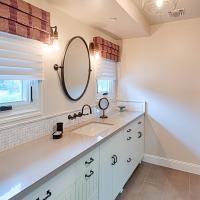 Bathroom with large counter space