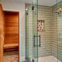 Bathroom shower and Saunas