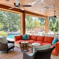 Backyard patio addition