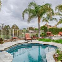 Backyard with pool