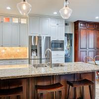 Kitchen with nook off the right of the kitchen